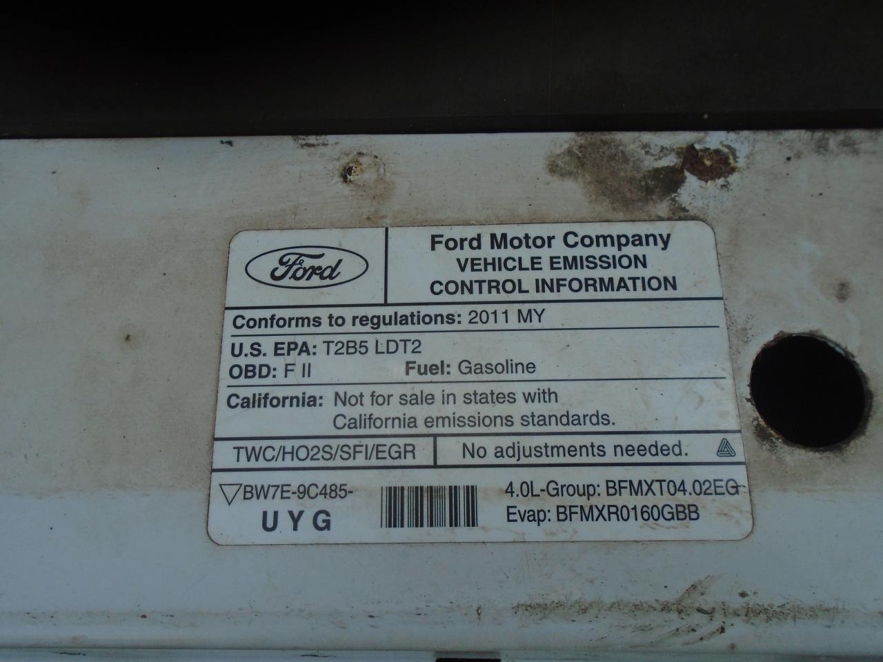 2011 Ford Ranger 4WD SuperCab 126  Sport - Photo #24