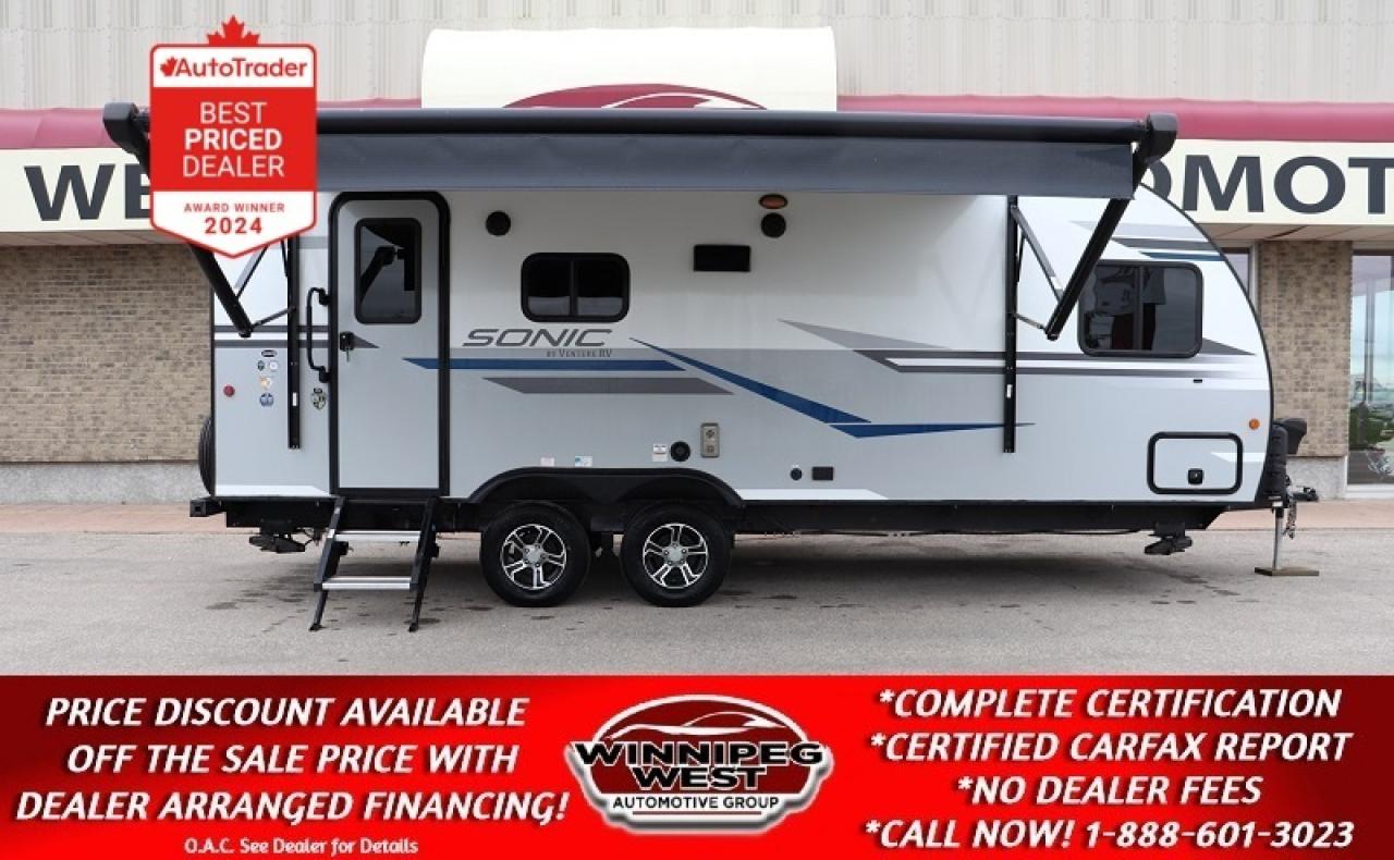 Used 2021 Sonic by Venture RV 201VTBT LITE WIEGHT WITH A GREAT LAYOUT & AMAZING PRICE! for sale in Headingley, MB