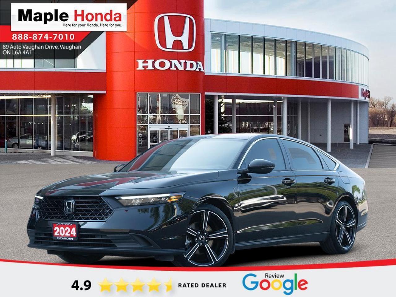Recent Arrival! 2024 Honda Accord Hybrid Sport Sunroof| Auto Start| Honda Sensing| Apple Car Play| Android Auto|

Sport Sunroof| Auto Start| Honda Sensing| Apple Car Play| Android Auto| FWD CVT 2.0L I4 DOHC 16V


Why Buy from Maple Honda? REVIEWS: Why buy an used car from Maple Honda? Our reviews will answer the question for you. We have over 2,500 Google reviews and have an average score of 4.9 out of a possible 5. Who better to trust when buying an used car than the people who have already done so? DEPENDABLE DEALER: The Zanchin Group of companies has been providing new and used vehicles in Vaughan for over 40 years. Since 1973 our standards of excellent service and customer care has enabled us to grow to over 34 stores in the Great Toronto area and beyond. Still family owned and still providing exceptional customer care. WARRANTY / PROTECTION: Buying an used vehicle from Maple Honda is always a safe and sound investment. We know you want to be confident in your choice and we want you to be fully satisfied. Thats why ALL our used vehicles come with our limited warranty peace of mind package included in the price. No questions, no discussion - 30 days safety related items only. From the day you pick up your new car you can rest assured that we have you covered. TRADE-INS: We want your trade! Looking for the best price for your car? Our trade-in process is simple, quick and easy. You get the best price for your car with a transparent, market-leading value within a few minutes whether you are buying a new one from us or not. Our Used Sales Department is ALWAYS in need of fresh vehicles. Selling your car? Contact us for a value that will make you happy and get paid the same day. Https:/www.maplehonda.com.

Easy to buy, easy for servicing. You can find us in the Maple Auto Mall on Jane Street north of Rutherford. We are close both Canadas Wonderland and Vaughan Mills shopping centre. Easy to call in while you are shopping or visiting Wonderland, Maple Honda provides used Honda cars and trucks to buyers all over the GTA including, Toronto, Scarborough, Vaughan, Markham, and Richmond Hill. Our low used car prices attract buyers from as far away as Oshawa, Pickering, Ajax, Whitby and even the Mississauga and Oakville areas of Ontario. We have provided amazing customer service to Honda vehicle owners for over 40 years. As part of the Zanchin Auto group we offer dependable service and excellent customer care. We are here for you and your Honda.