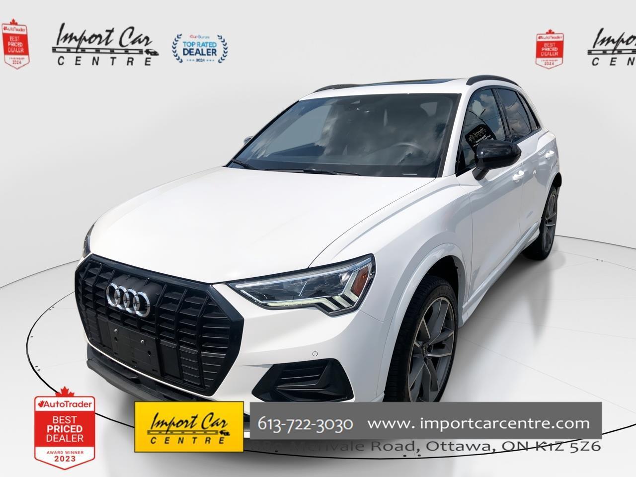 Used 2025 Audi Q3 40 VORSPRUNG, LEATHER, PANO.ROOF, PARK DISTANCE, A for sale in Ottawa, ON