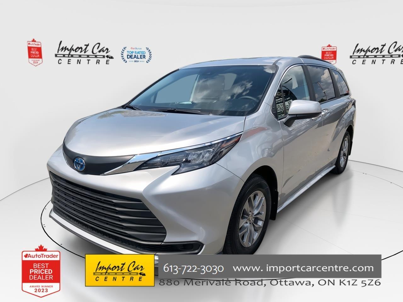 Used 2025 Toyota Sienna LE 8-Passenger LIKE NEW!!  5,946KMS, HYBRID, ALL W for sale in Ottawa, ON