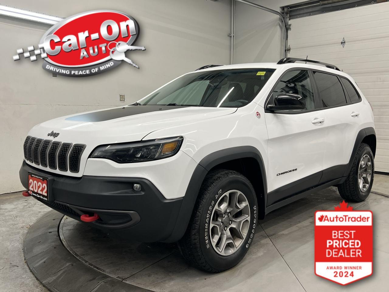 Used 2022 Jeep Cherokee TRAILHAWK 4X4| HTD LEATHER| V6|REMOTE START|ALLOYS for sale in Ottawa, ON