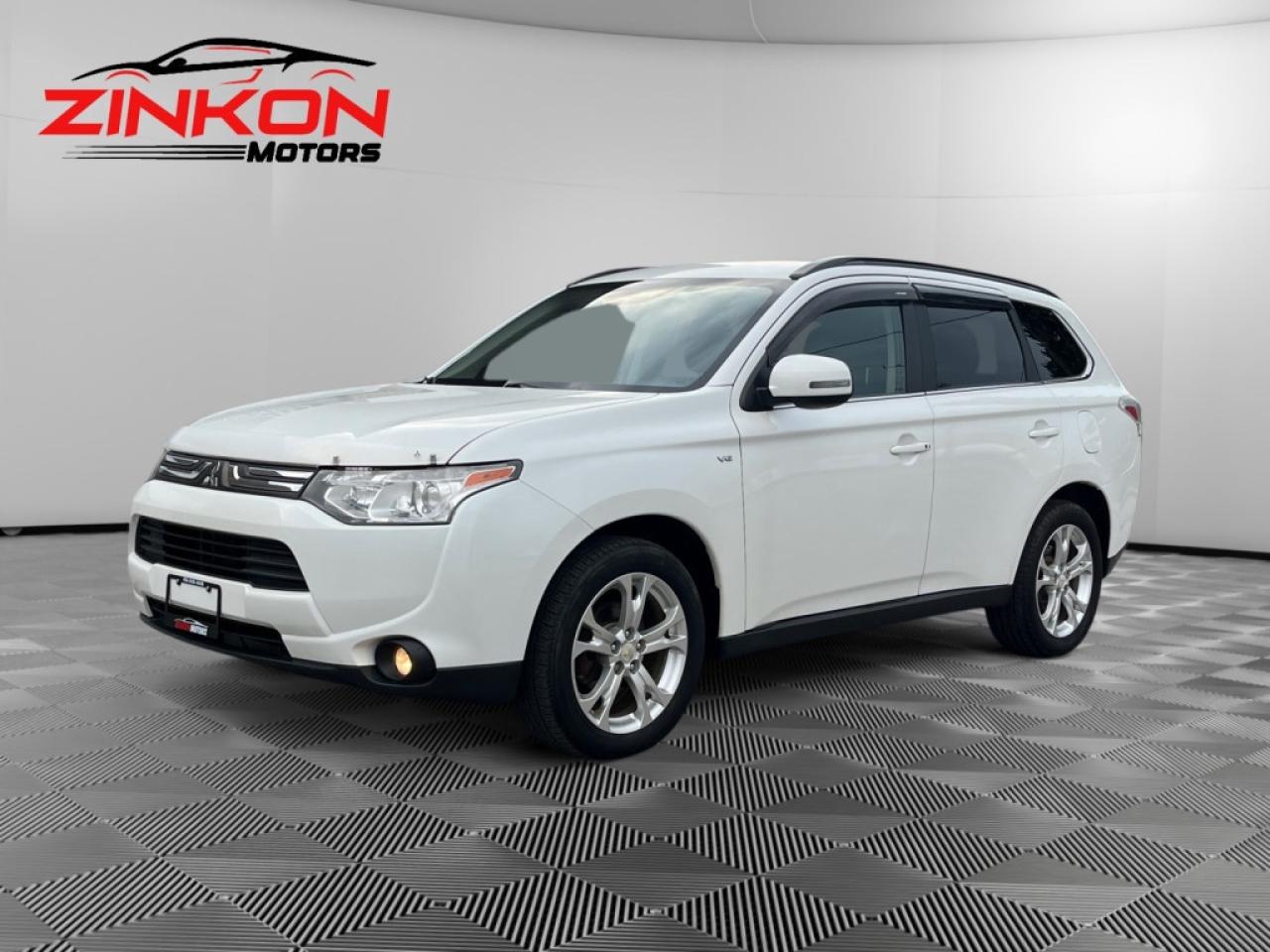 Used 2014 Mitsubishi Outlander GT | AWC | V6 | LEATHER | 7PASS | SUNROOF | BACK-UP CAM | HEATED SEATS | POWER TAILGATE | for sale in Pickering, ON