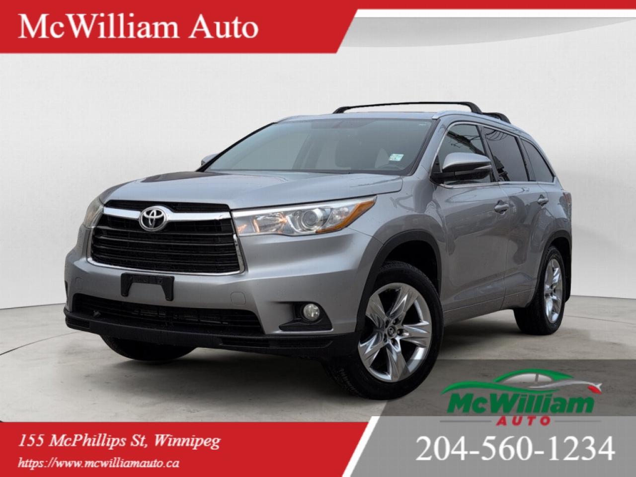 Used 2016 Toyota Highlander Limited |HTD & A/C SEATS|SUN ROOF|BACK UP CAM| for sale in Winnipeg, MB