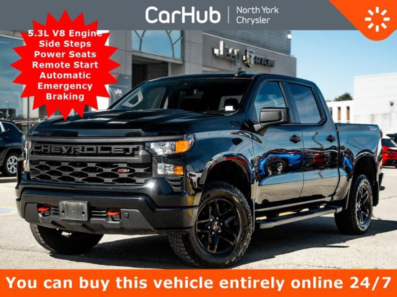 Used 2024 Chevrolet Silverado 1500 Custom Trail Boss 147'' V8 Side Steps Power Seats for sale in Thornhill, ON