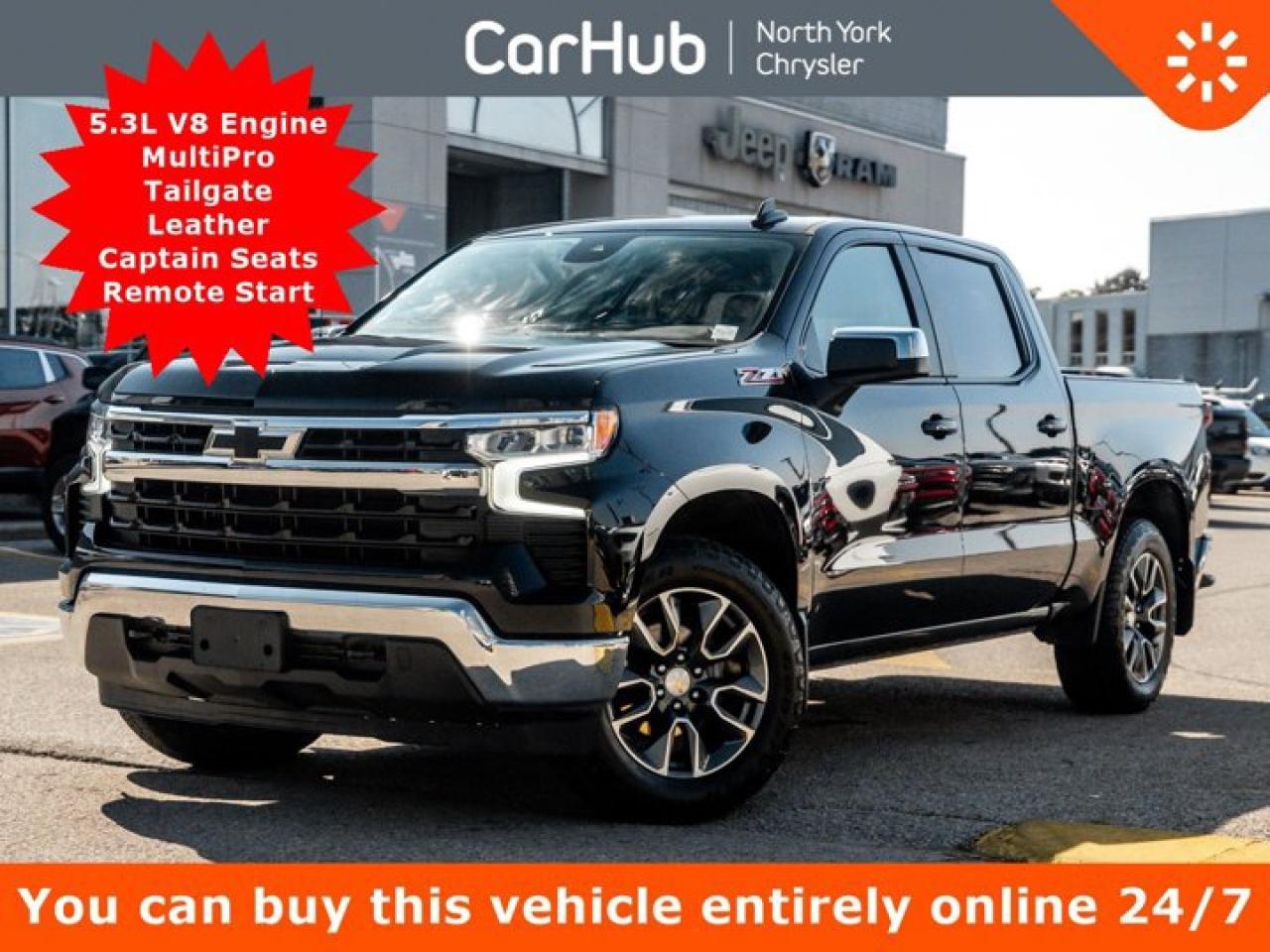 Used 2023 Chevrolet Silverado 1500 LT 147'' V8 MultiPro Tailgate Leather Captain Seats Remote Start for sale in Thornhill, ON