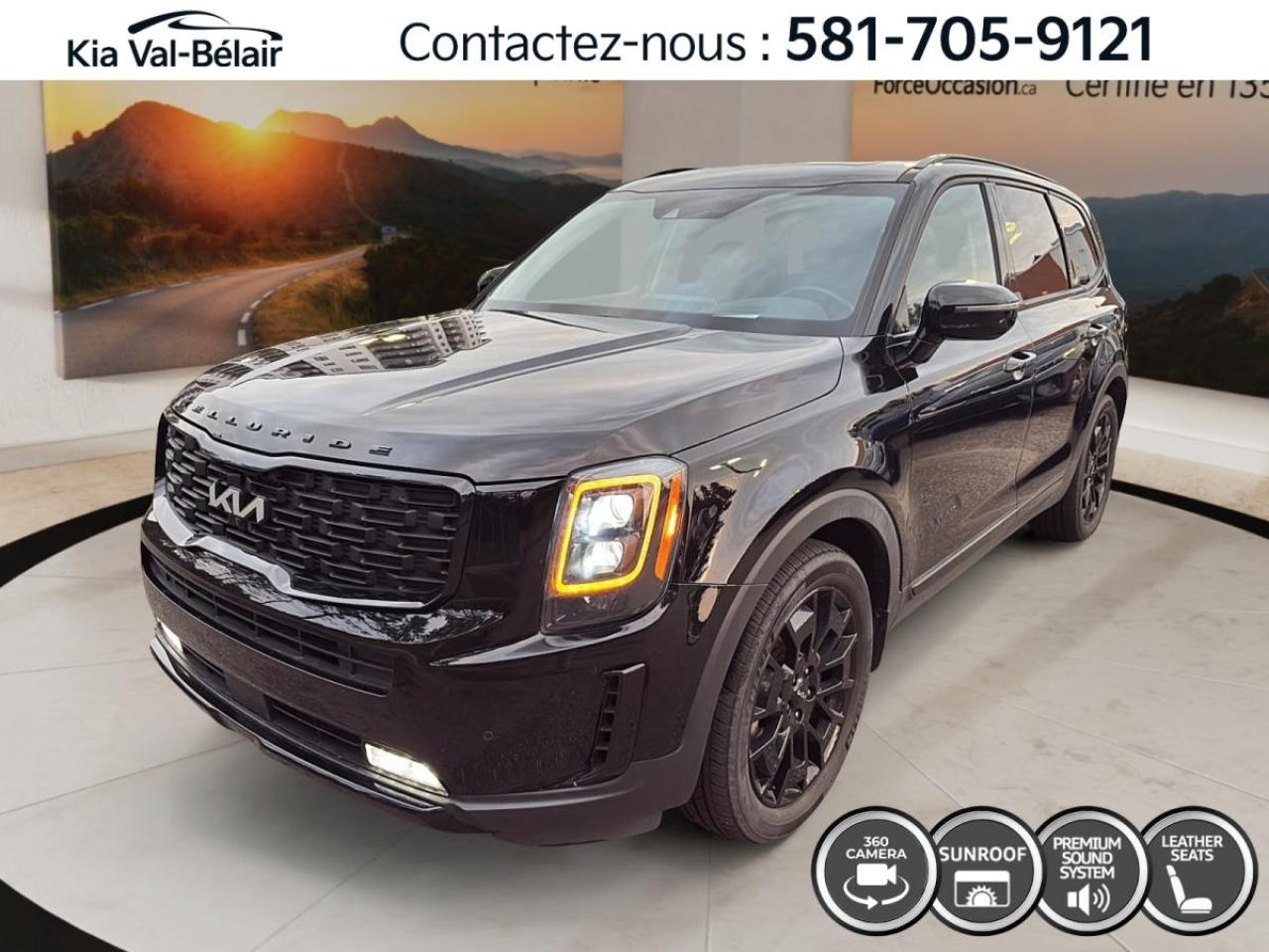 Used 2022 Kia Telluride NIGHTSKY *AWD *V6 *TOIT *CUIR *CAMERA 360° *5000LBS TOWING for sale in Québec, QC