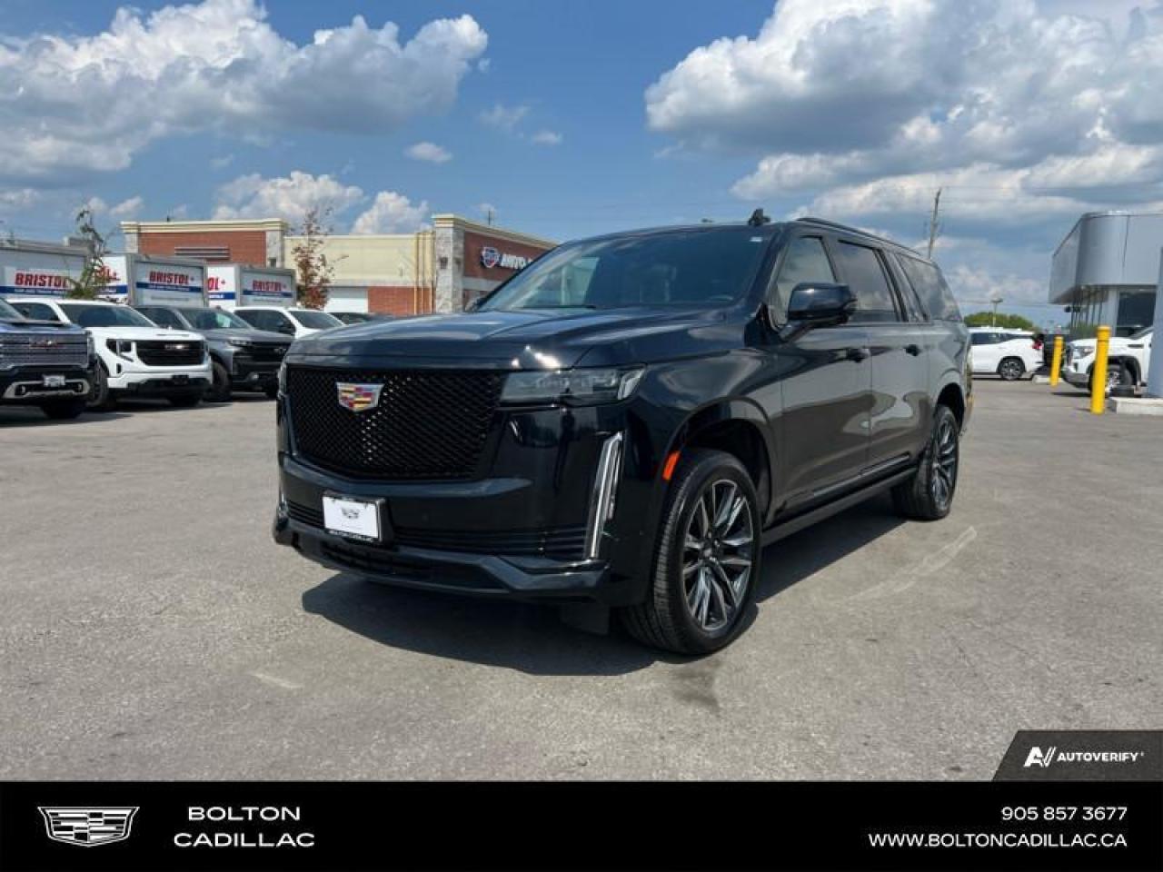 Used 2023 Cadillac Escalade ESV Sport Platinum CADILLAC CERTIFIED PRE-OWNED - FINANCE @ 4.99% for sale in Bolton, ON