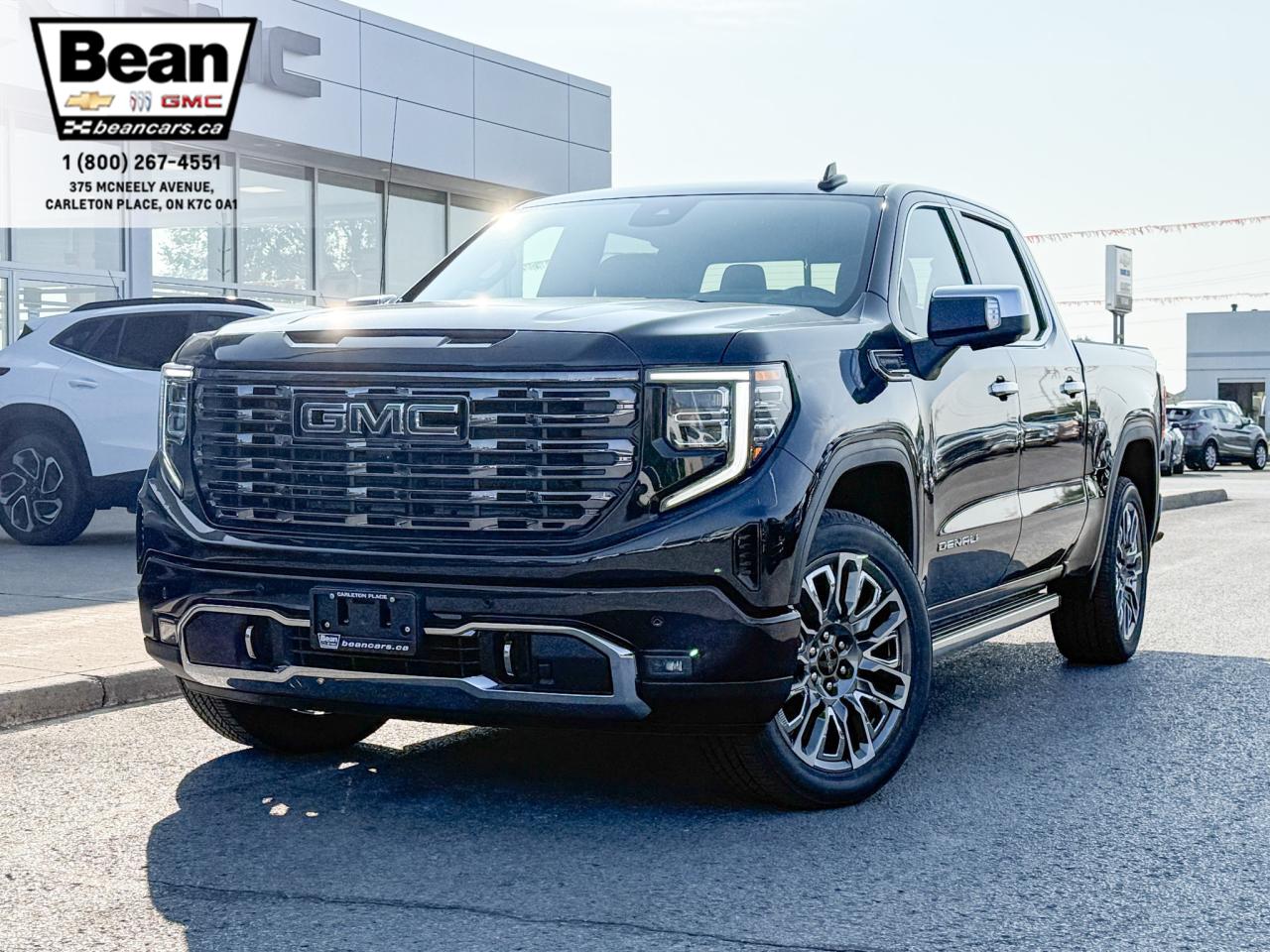 New 2026 GMC Sierra 1500 Denali Ultimate 3.0L DURAMAX WITH REMOTE START/ENTRY, HEATED SEATS, HEATED STEERING WHEEL, VENTILATED/MASSAGE SEATS, SUNROOF, HD SURROUND VISION for sale in Carleton Place, ON