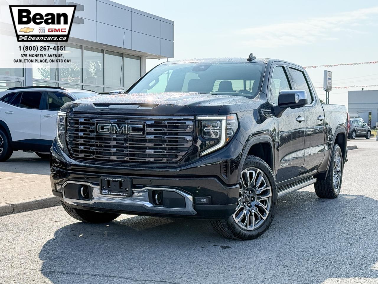 New 2026 GMC Sierra 1500 Denali Ultimate 6.2L V8 WITH REMOTE START/ENTRY, HEATED SEATS, HEATED STEERING WHEEL, VENTILATED/MASSAGE SEATS, SUNROOF, HD SURROUND VISION for sale in Carleton Place, ON