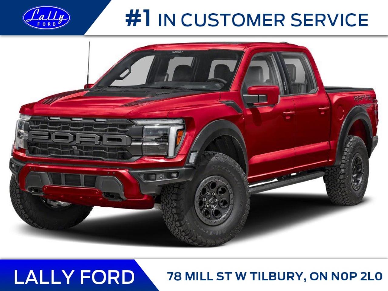New 2025 Ford F-150 RAPTOR for sale in Tilbury, ON
