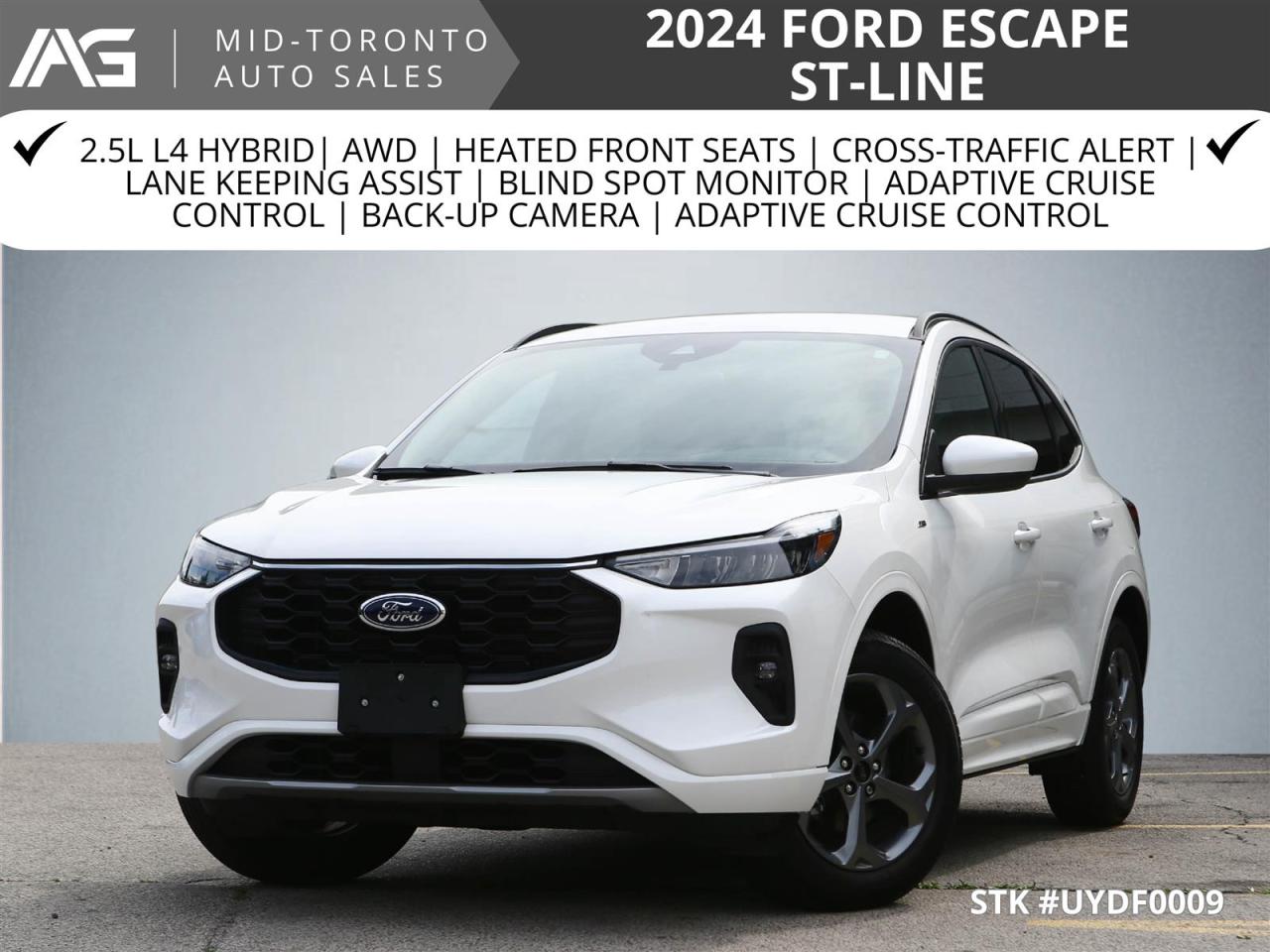 Used 2024 Ford Escape ST-Line Select  Hybrid AWD | Technology Pkg | for sale in North York, ON