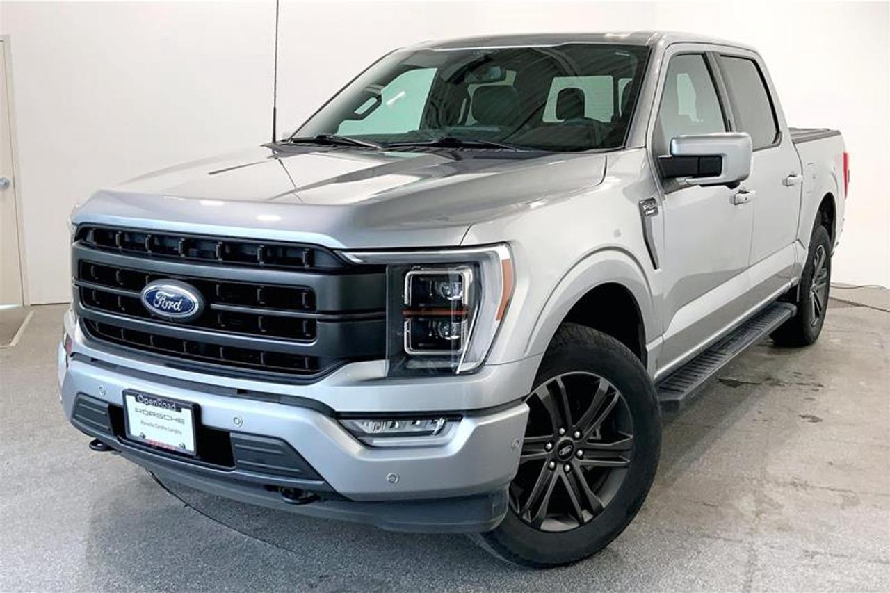 Highly Equipped with Ford Co-Pilot360 Assist 2.0, 360-Degree Camera, Lariat Sport Package, Ventilated Front Seats, Multi-Level Heated Front Seats, Navigation, Blind Spot and Lane Departure Warnings Accident Avoidance System, Rear Cross Traffic Alert, Wireless Charging Pad, and Dual Zone Front Climate Control! 2022 Ford F150 4x4 Supercrew Lariat 145" WB in Iconic Silver Metallic with Leather-Trimmed Black Bucket Seats. This Local BC Vehicle has been Meticulously Kept by One Previous Owner with No Reported Accidents! We Accept All Trade-Ins and Buy-Ins!! For more details or to schedule a test drive with one of our highly trained sales executives, please send us a website inquiry before it&rsquo;s gone. Porsche Centre Langley has proudly earned the Porsche Premier Dealer Award eight years in a row. Conveniently located just off Highway 1 in Langley, British Columbia, we are committed to helping you find and drive your dream vehicle. Please note: A $599 documentation fee and a $690 dealer preparation fee apply to all pre-owned vehicles. Dealer #40136.