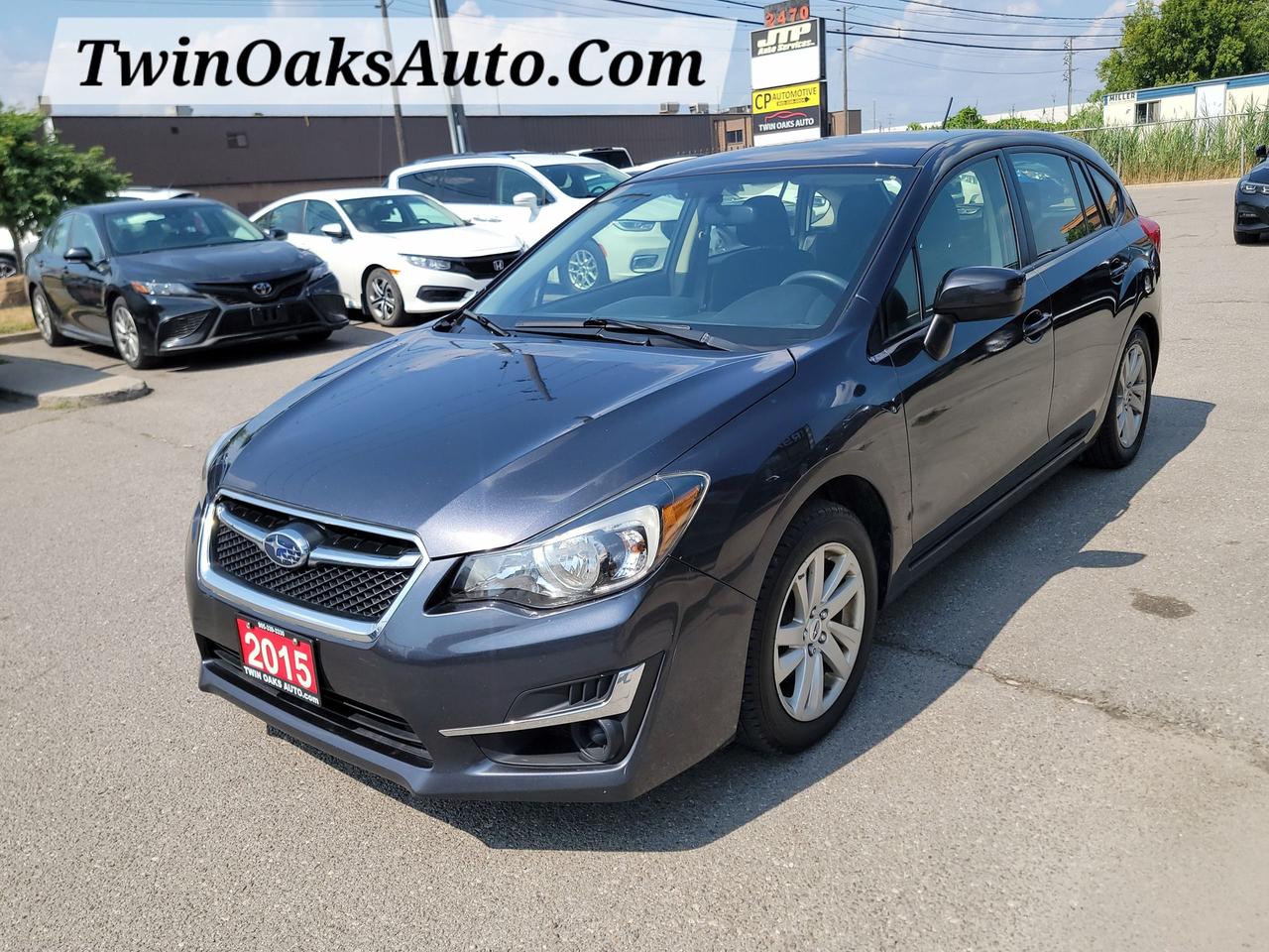 <p data-start=80 data-end=461><strong data-start=80 data-end=147>2015 Subaru Impreza 2.0i Touring &ndash; Low KMs, AWD, Well-Equipped!</strong><br data-start=147 data-end=150 />Enjoy the perfect blend of reliability, all-weather capability, and fuel efficiency with this <strong data-start=244 data-end=280>2015 Subaru Impreza 2.0i Touring</strong>. With its legendary <strong data-start=301 data-end=332>Symmetrical All-Wheel Drive</strong>, peppy 2.0L engine, and a long list of comfort features, it&rsquo;s ready for everything from daily commuting to weekend road trips.</p><p data-start=463 data-end=482><strong data-start=463 data-end=480>Key Features:</strong></p><ul data-start=483 data-end=1362><li data-start=483 data-end=615><p data-start=485 data-end=615><strong data-start=485 data-end=517>2.0L 4-cylinder BOXER engine</strong> &ndash; balanced performance and excellent fuel economy (approx. 8.4L/100km city, 6.4L/100km highway)</p></li><li data-start=694 data-end=761><p data-start=696 data-end=761><strong data-start=696 data-end=733>Symmetrical All-Wheel Drive (AWD)</strong> for year-round confidence</p></li><li data-start=762 data-end=819><p data-start=764 data-end=819><strong data-start=764 data-end=786>Heated front seats</strong> &ndash; perfect for Canadian winters</p></li><li data-start=869 data-end=960><p data-start=871 data-end=960><strong data-start=871 data-end=906>Touchscreen infotainment system</strong> with Bluetooth hands-free calling & audio streaming</p></li><li data-start=961 data-end=1027><p data-start=963 data-end=1027><strong data-start=963 data-end=989>AM/FM/CD/USB/AUX audio</strong> for versatile entertainment options</p></li><li data-start=1028 data-end=1078><p data-start=1030 data-end=1078><strong data-start=1030 data-end=1048>Cruise control</strong> for relaxed highway driving</p></li><li data-start=1079 data-end=1130><p data-start=1081 data-end=1130><strong data-start=1081 data-end=1100>Rearview camera</strong> for safe and easy reversing</p></li><li data-start=1131 data-end=1176><p data-start=1133 data-end=1176><strong data-start=1133 data-end=1153>Air conditioning</strong> with climate control</p></li><li data-start=1177 data-end=1215><p data-start=1179 data-end=1215><strong data-start=1179 data-end=1213>Power windows, locks & mirrors</strong></p></li><li data-start=1216 data-end=1258><p data-start=1218 data-end=1258><strong data-start=1218 data-end=1232>Fog lights</strong> for improved visibility</p></li><li data-start=1259 data-end=1298><p data-start=1261 data-end=1298><strong data-start=1261 data-end=1277>Alloy wheels</strong> for a stylish look</p></li><li data-start=1299 data-end=1362><p data-start=1301 data-end=1362><strong data-start=1301 data-end=1335>60/40 split-folding rear seats</strong> for flexible cargo space</p></li></ul><p data-start=1364 data-end=1542>With Subaru&rsquo;s excellent safety record, all-weather traction, and the Touring trim&rsquo;s added comfort and convenience features, this <strong data-start=1493 data-end=1509>2015 Impreza</strong> is a smart, dependable choice.</p><p><strong>Additional Certification Cost</strong>: The full certification cost for this vehicle is <strong>$790 + HST</strong>.</p><p><strong>What&rsquo;s Included with Certification</strong>:</p><ul><li>The vehicle will be delivered with a <strong>valid safety certification</strong> and a <strong>36-day safety item warranty</strong> for your peace of mind.</li><li>A <strong>fresh oil change</strong> will be performed, and all fluids will be topped up.</li><li>The vehicle will be <strong>professionally detailed</strong>, ensuring it looks and feels like new when you pick it up.</li></ul><p>At <strong>Twin Oaks Auto</strong>, we are committed to providing a <strong>hassle-free car buying experience</strong>. From your first inquiry to driving off in your new car, our goal is to get you on the road quickly and stress-free!</p><p><strong>Financing Options Available!</strong><br />Flexible financing options are available to suit your needs. Contact us for more details.</p><p><strong>Contact Us Today</strong>:<br />📞 <strong>Call Us</strong>: 905-339-3330<br />📍 <strong>Location</strong>: 2470 Royal Windsor Drive, Oakville, Ontario, L6J 7Y2</p><p><br />(Conveniently located between Ford Drive and Winston Churchill Blvd.)</p><p><strong>More Information</strong>:<br />Visit our website at <strong><a href=http://www.twinoaksauto.com>TwinOaksAuto.com</a></strong> to view additional pictures, explore our inventory, and access CARFAX reports.</p><p>&nbsp;</p>