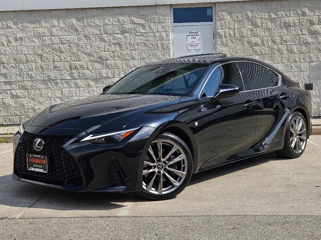 Used 2021 Lexus IS IS 300 AWD-F SPORT-SUNROOF-NAVI-WHITE INTERIOR for sale in Toronto, ON