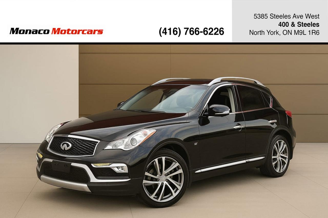 Used 2017 Infiniti QX50 AWD 3.7L - LEATHER|SUNROOF|NAVI|360CAM|BLINDSPOT for sale in North York, ON