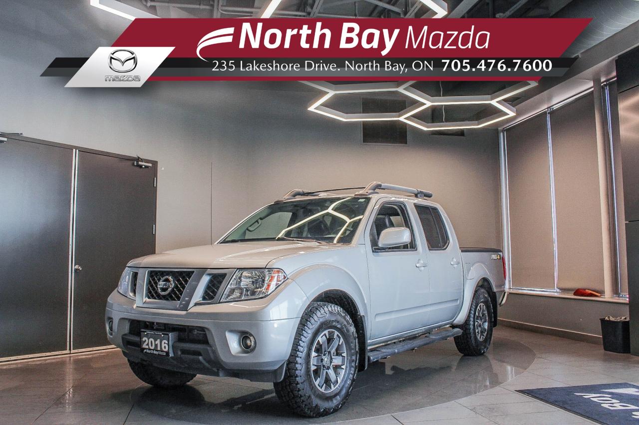 Used 2016 Nissan Frontier PRO-4X LOW KMS - HEATED FRONT SEATS - NAVIGATION - CD PLAYER for sale in North Bay, ON