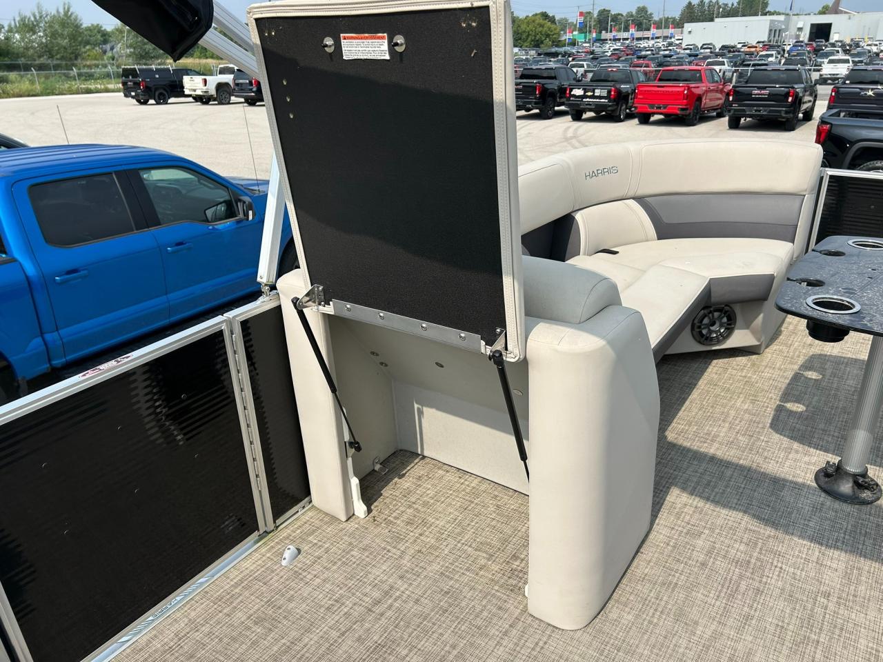 2021 Harris Cruiser 230 Pontoon Mercury 150 Outboard Tritoon | One Owner | Only 110 Hours! Photo