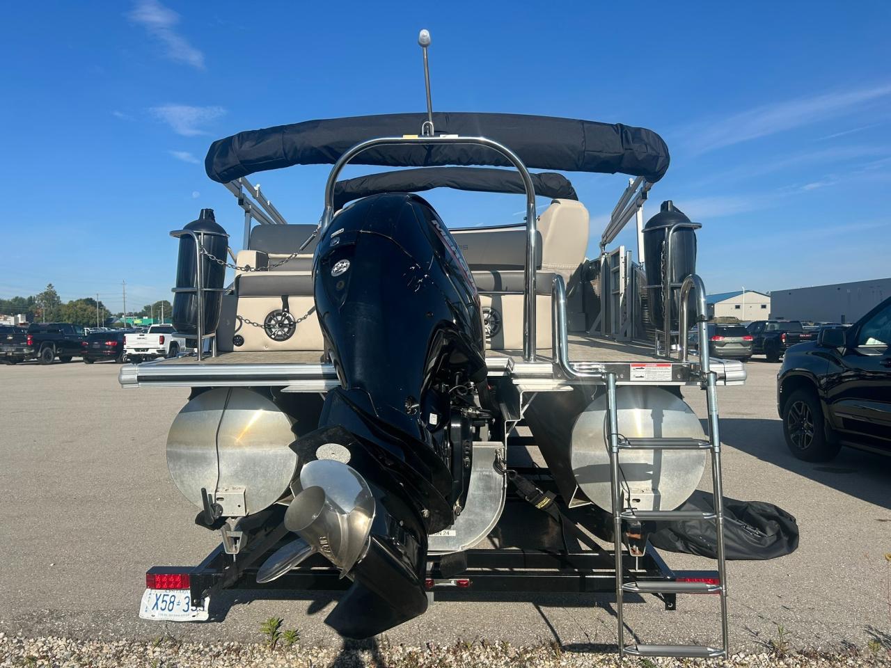 2021 Harris Cruiser 230 Pontoon Mercury 150 Outboard Tritoon | One Owner | Only 110 Hours! Photo