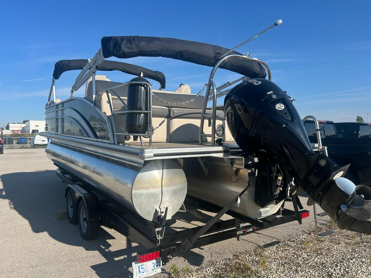 2021 Harris Cruiser 230 Pontoon Mercury 150 Outboard Tritoon | One Owner | Only 110 Hours! Photo