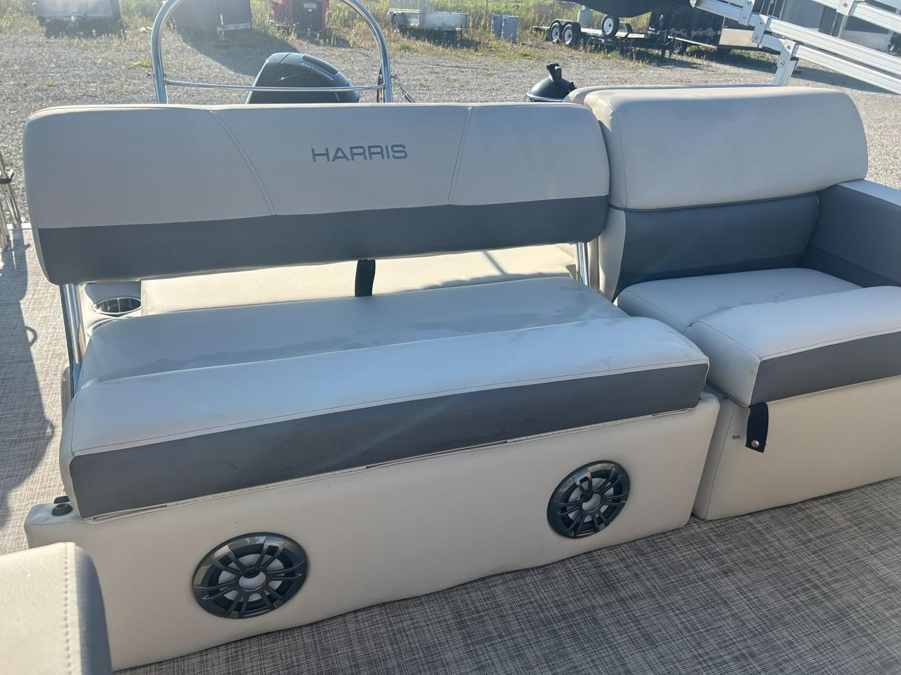 2021 Harris Cruiser 230 Pontoon Mercury 150 Outboard Tritoon | One Owner | Only 110 Hours! Photo