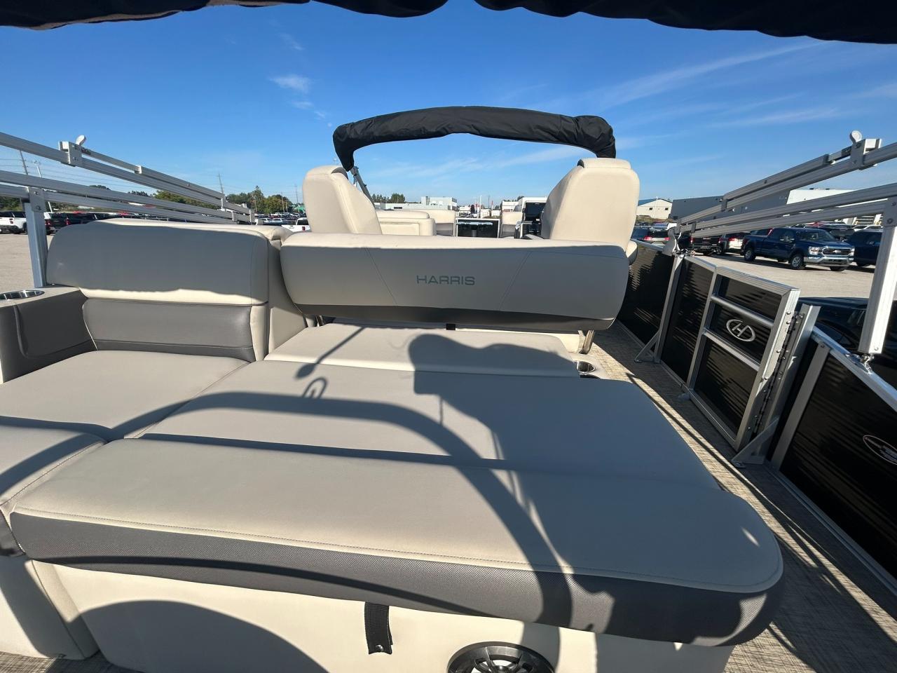 2021 Harris Cruiser 230 Pontoon Mercury 150 Outboard Tritoon | One Owner | Only 110 Hours! Photo