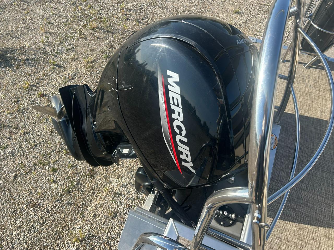 2021 Harris Cruiser 230 Pontoon Mercury 150 Outboard Tritoon | One Owner | Only 110 Hours! Photo