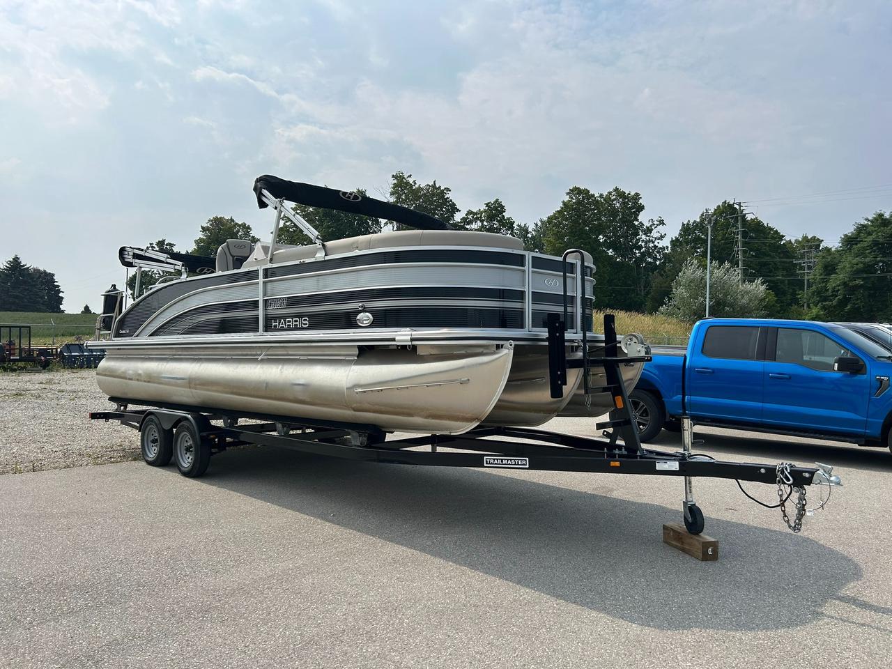 2021 Harris Cruiser 230 Pontoon Mercury 150 Outboard Tritoon | One Owner | Only 110 Hours! Photo