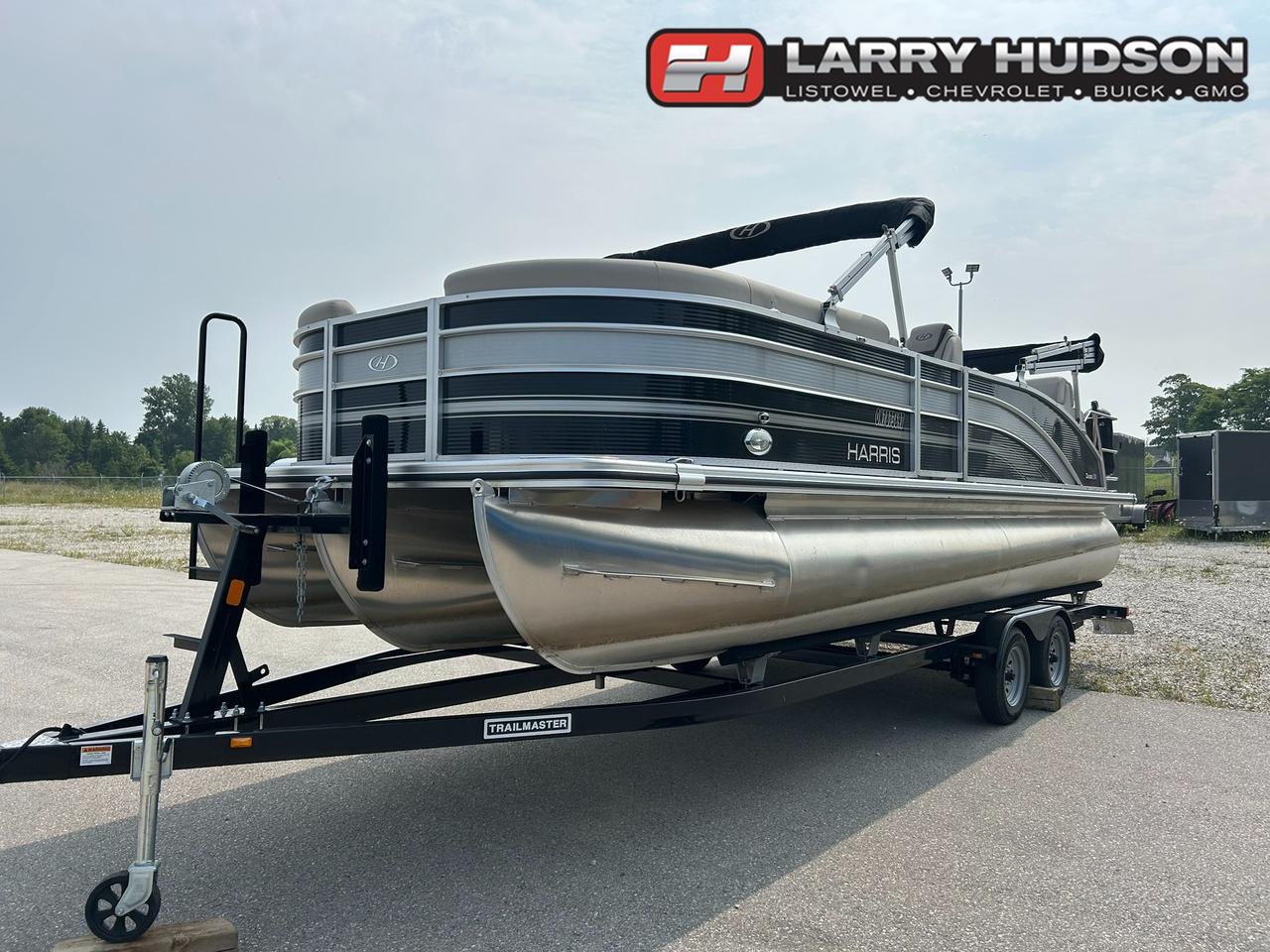 2021 Harris Cruiser 230 Pontoon Mercury 150 Outboard Tritoon | One Owner | Only 110 Hours! Photo0