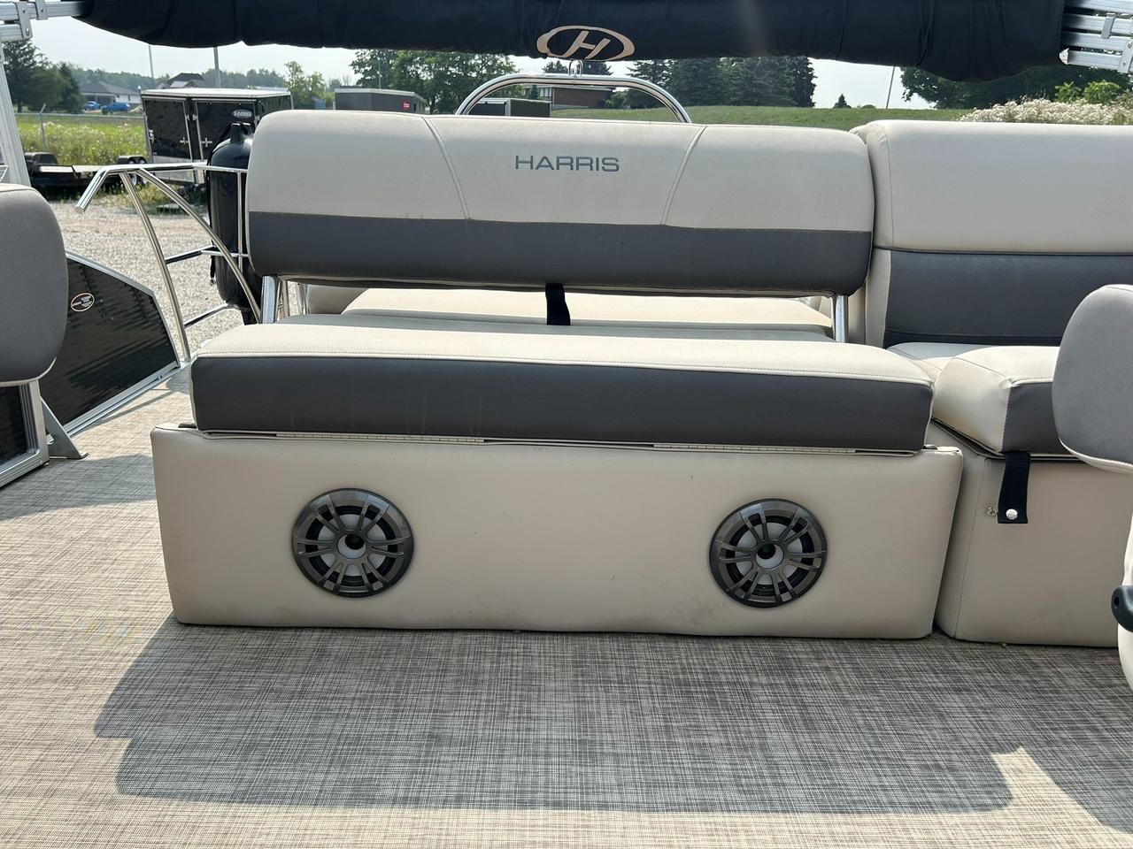 2021 Harris Cruiser 230 Pontoon Mercury 150 Outboard Tritoon | One Owner | Only 110 Hours! Photo