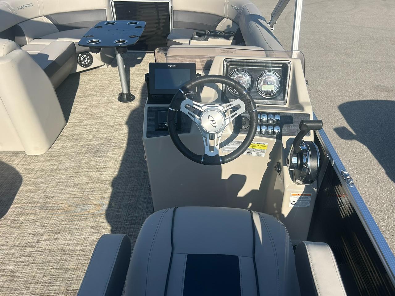 2021 Harris Cruiser 230 Pontoon Mercury 150 Outboard Tritoon | One Owner | Only 110 Hours! Photo