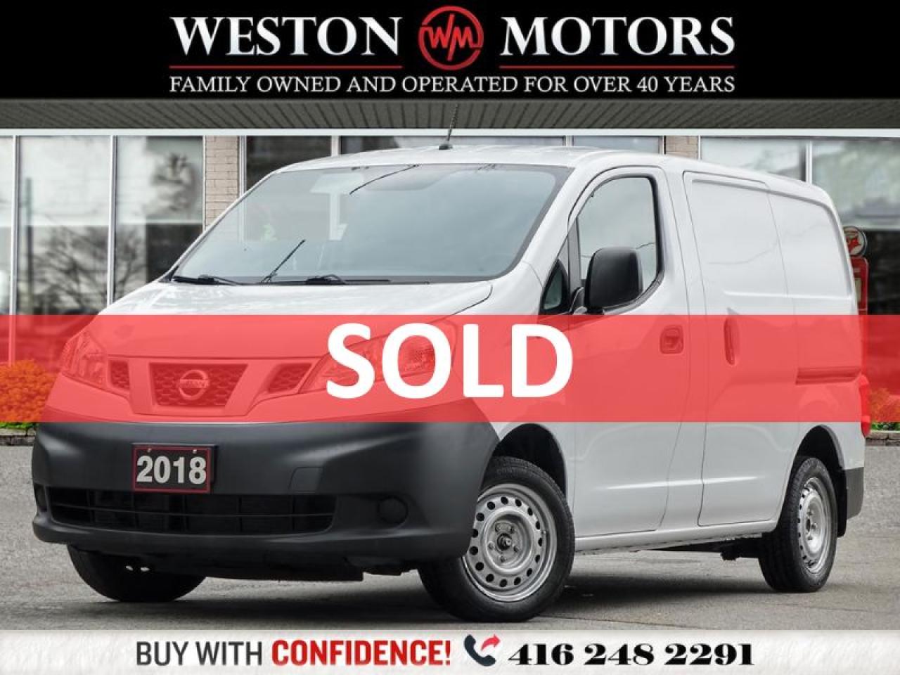 2018 Nissan NV200 S*REVCAM*POWER GROUP*SHELVING*