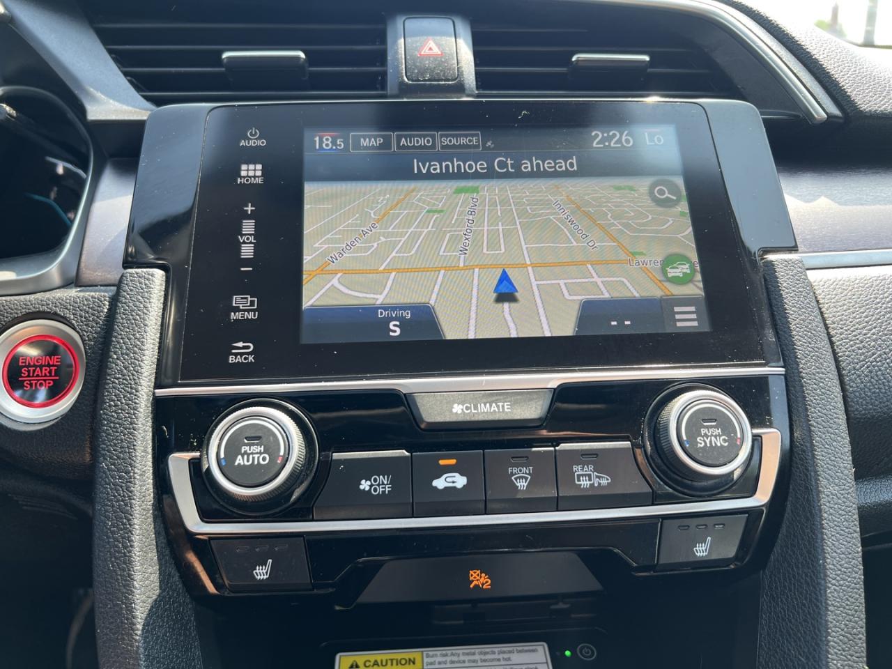 2018 Honda Civic Touring Sedan CVT - Photo #22