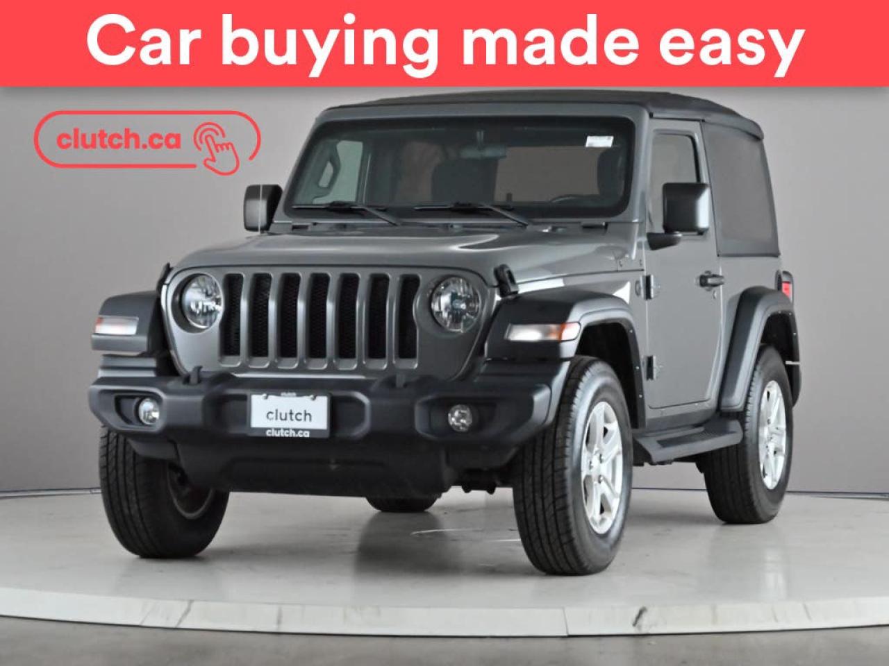 Used 2021 Jeep Wrangler Sport S 4x4 w/ Apple CarPlay, Rearview Camera, Cruise Control for sale in Toronto, ON