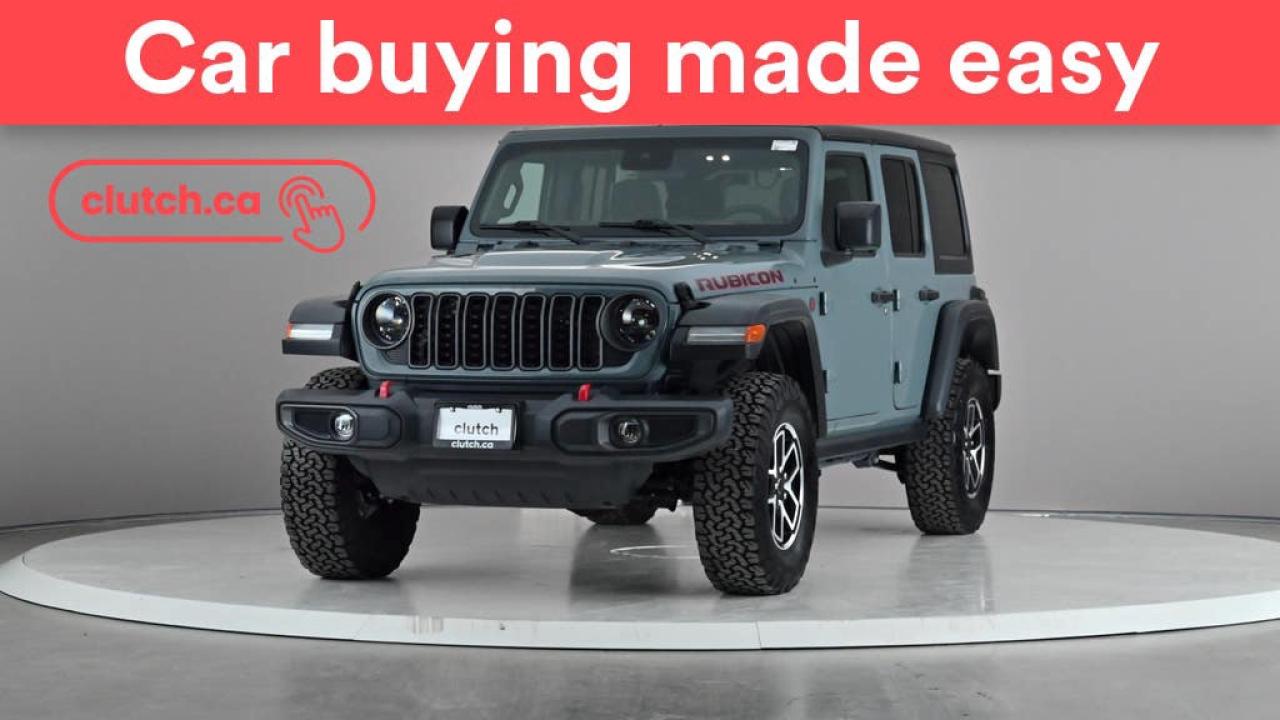 Used 2024 Jeep Wrangler Rubicon 4X4 w/ Apple CarPlay, Heated Front Seats, Rearview Cam for sale in Toronto, ON