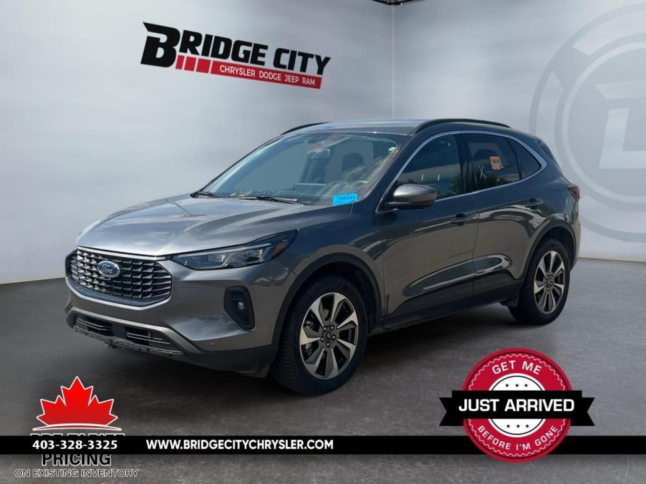 Used 2024 Ford Escape Platinum 2.0L EcoBoost - 360 Camera - LED Lights - Remote Start - Leather - Adaptive Cruise - Blind Spot Monitoring - Power Liftgate - AW for sale in Lethbridge, AB