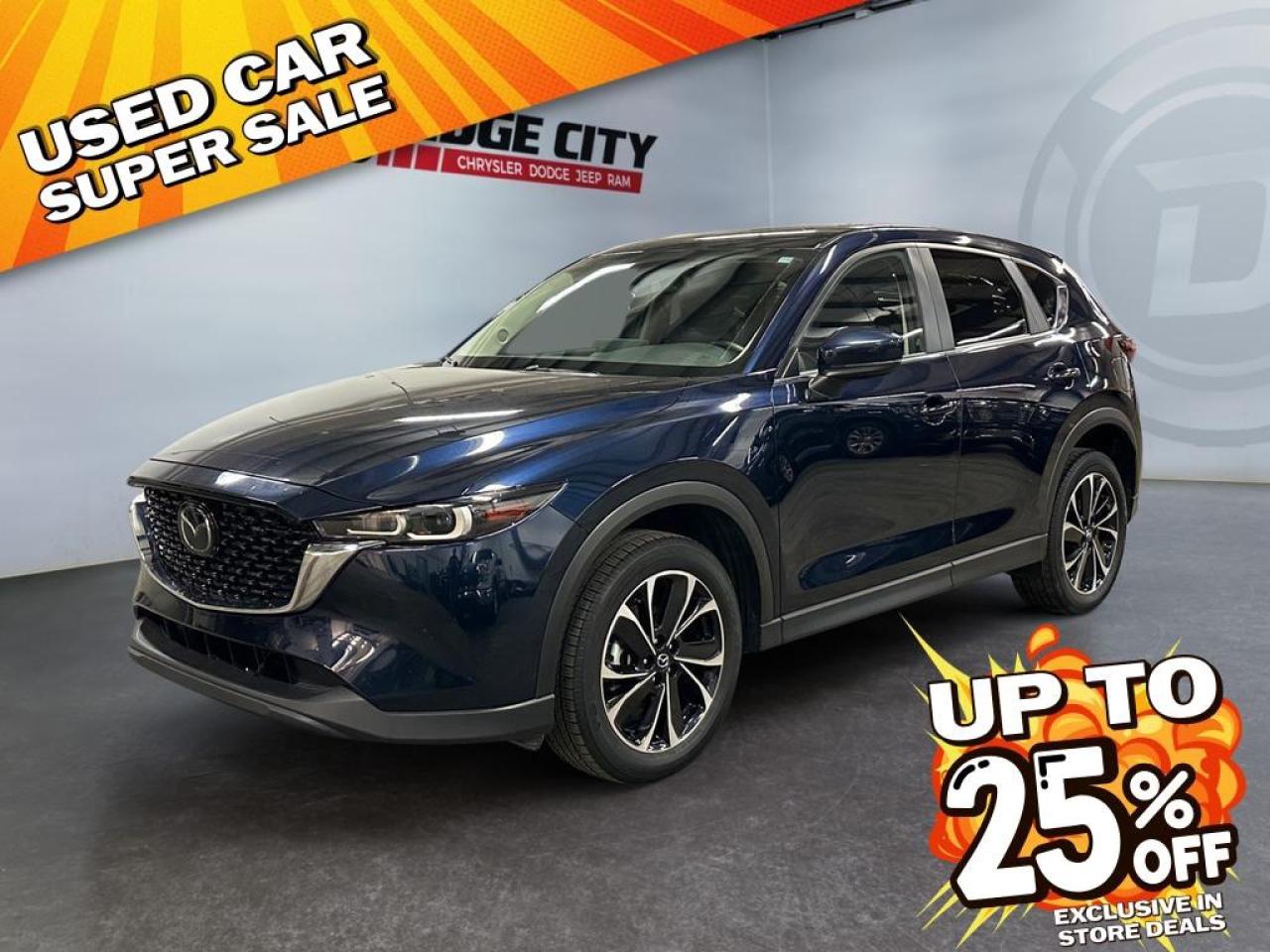 Used 2024 Mazda CX-5 GS w/o CD AWD - Sunroof - Heated Seats & Steering Wheel - Power Liftgate - Adaptive Cruise - Blind Spot Monitoring - LED Lights - Nav for sale in Lethbridge, AB