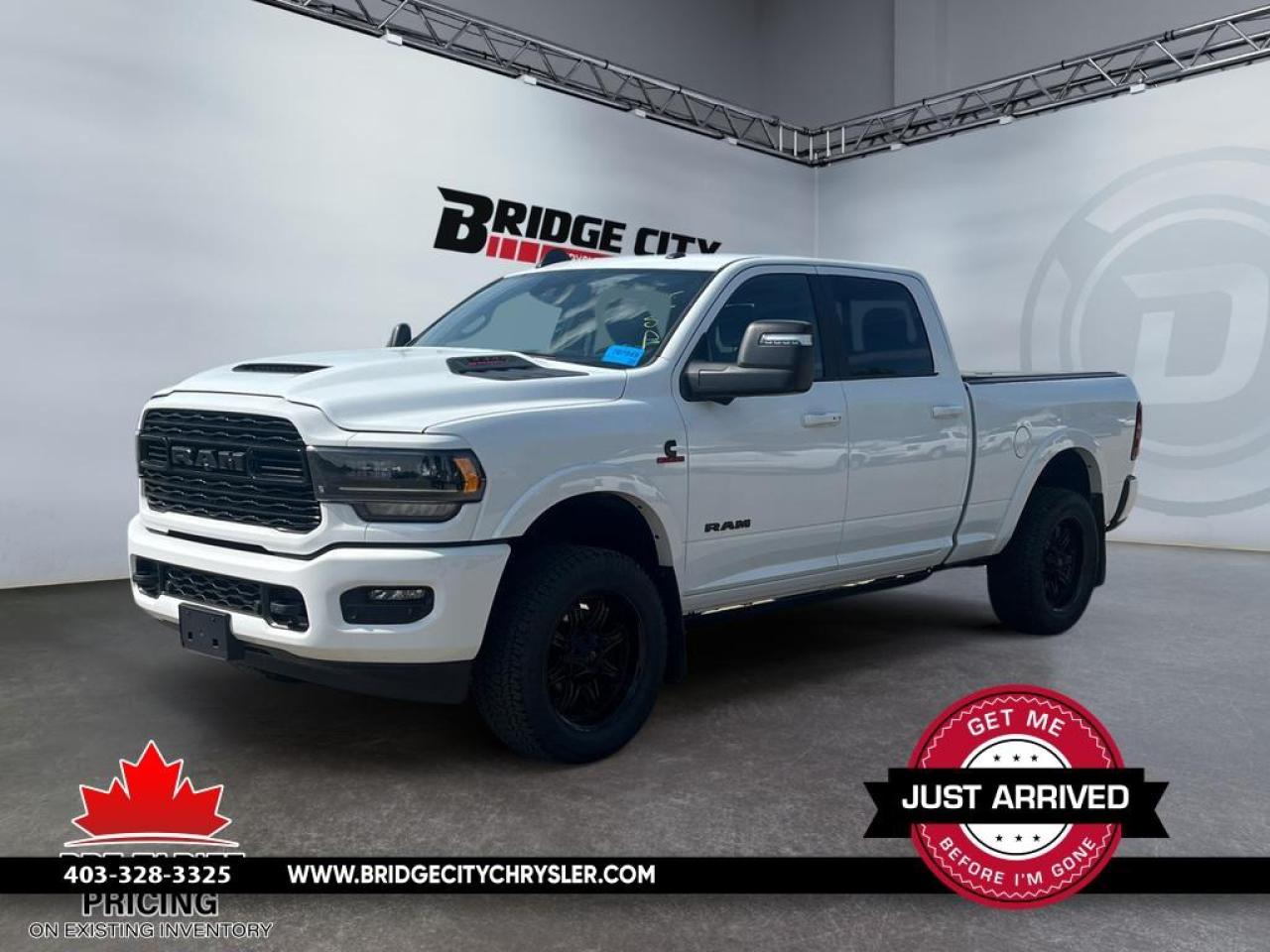 Used 2024 RAM 3500 Limited 6.7L Diesel - Night Edition - Power Side Steps - 20 Wheels - Harman Kardon Sound - 5th Wheel/Gooseneck Prep - Rear Auto Air Sus for sale in Lethbridge, AB