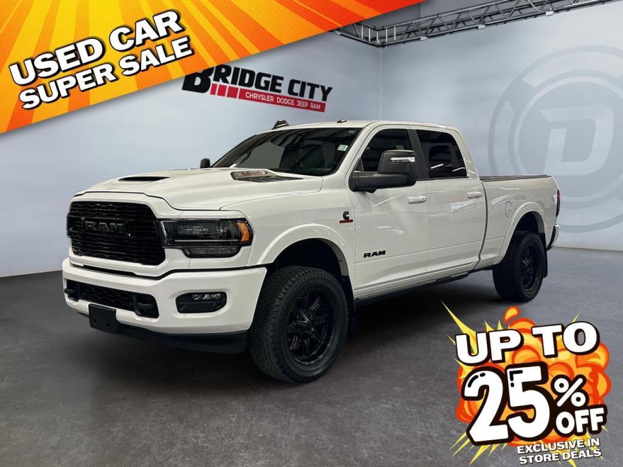 Used 2024 RAM 3500 Limited 6.7L Diesel - Night Edition - Power Side Steps - 20 Wheels - Harman Kardon Sound - 5th Wheel/Gooseneck Prep - Rear Auto Air Sus for sale in Lethbridge, AB