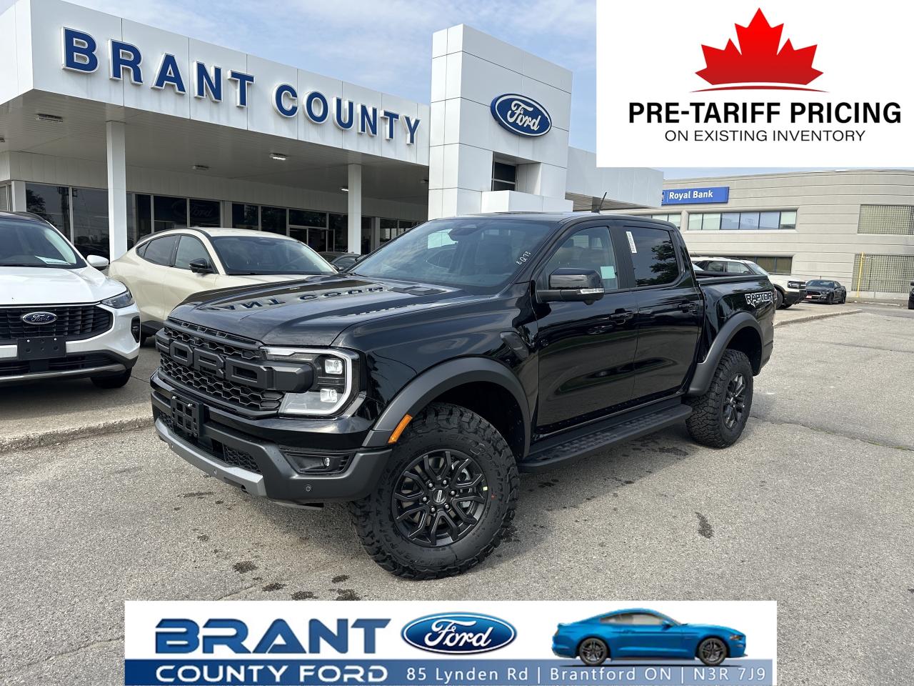 New 2025 Ford Ranger Raptor for sale in Brantford, ON