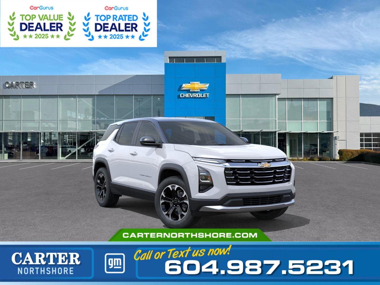 New 2026 Chevrolet Equinox 2LT AWD | Heated Steering/HD Cam/Adpt Cruise for sale in North Vancouver, BC