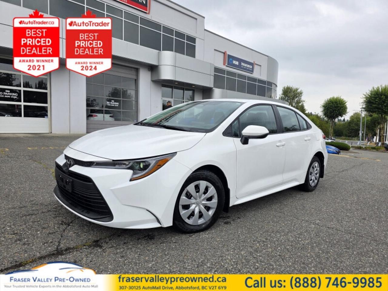 Used 2023 Toyota Corolla L  - Apple CarPlay -  Android Auto - $117.28 /Wk for sale in Abbotsford, BC