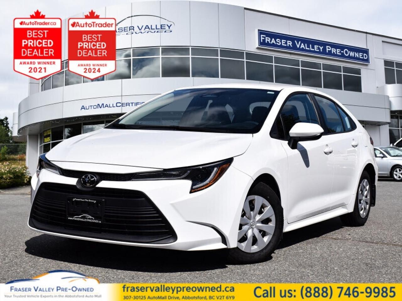 Used 2023 Toyota Corolla L  - Apple CarPlay -  Android Auto - $117.28 /Wk for sale in Abbotsford, BC