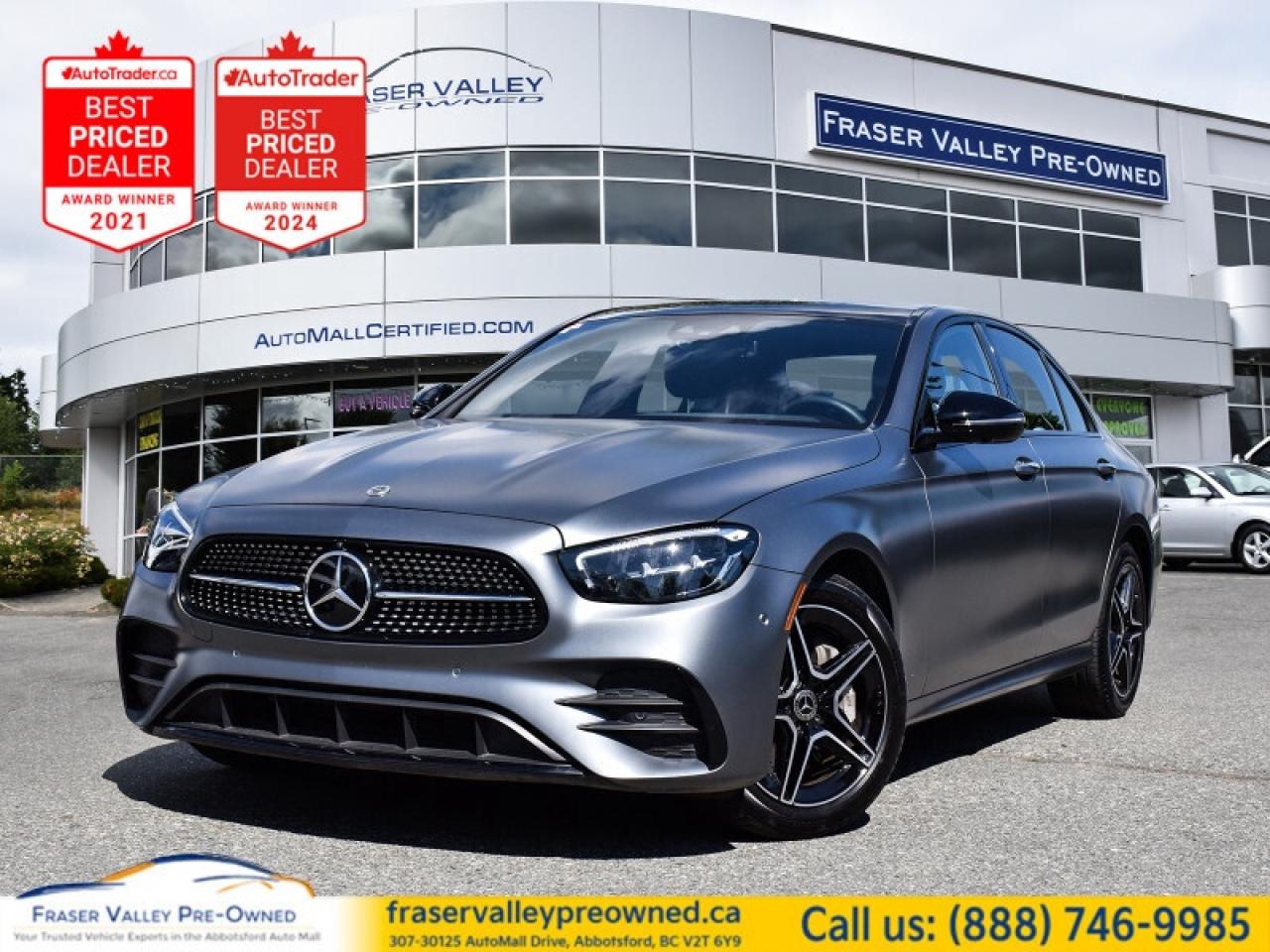 Used 2023 Mercedes-Benz E-Class 450 4MATIC Sedan  - Hybrid - $263.42 /Wk for sale in Abbotsford, BC
