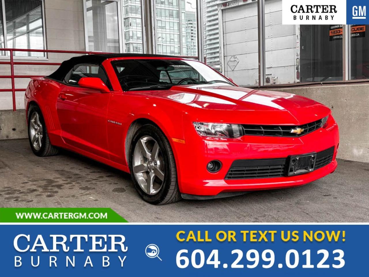 Used 2014 Chevrolet Camaro 1LT RWD | 3.6L ENGINE/CONVERTIBLE/POWER SEATS for sale in Burnaby, BC