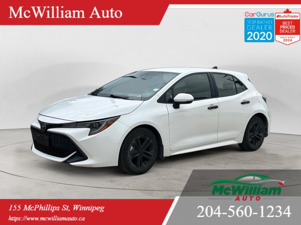 Used 2019 Toyota Corolla Hatchback SE | HTD Seats | Back Up Cam | Push Start | for sale in Winnipeg, MB