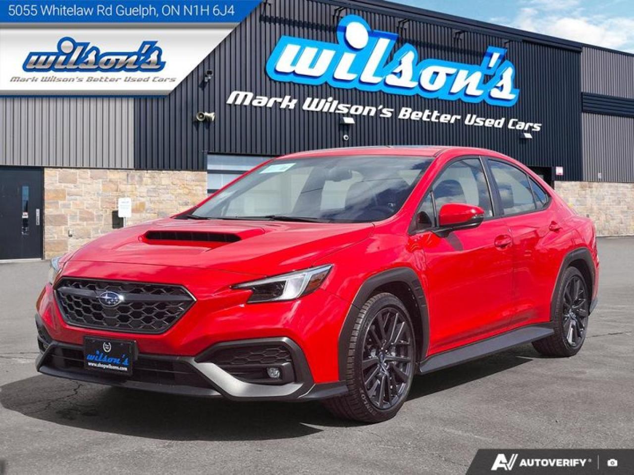 Used 2023 Subaru WRX Sport-tech AWD | 6-Speed Manual | Sunroof | Nav | Heated Wheel + Seats | Cruise and More ! for sale in Guelph, ON