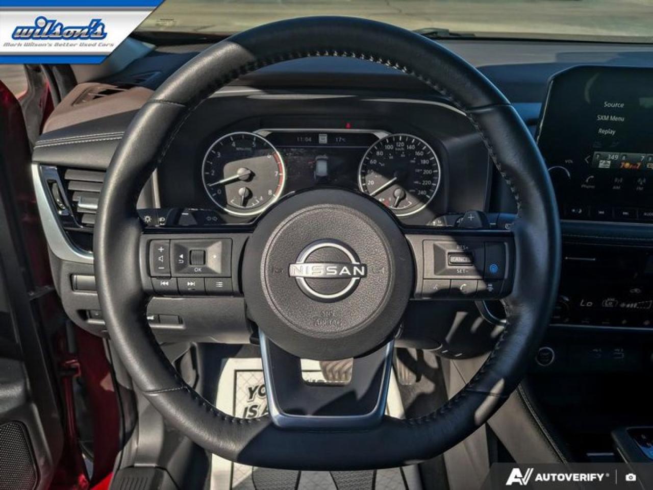 2023 Nissan Rogue SL AWD | Leather | Navi | Pano Roof | Heated Seats + Steering | Power Liftgate | Remote Start & More Photo