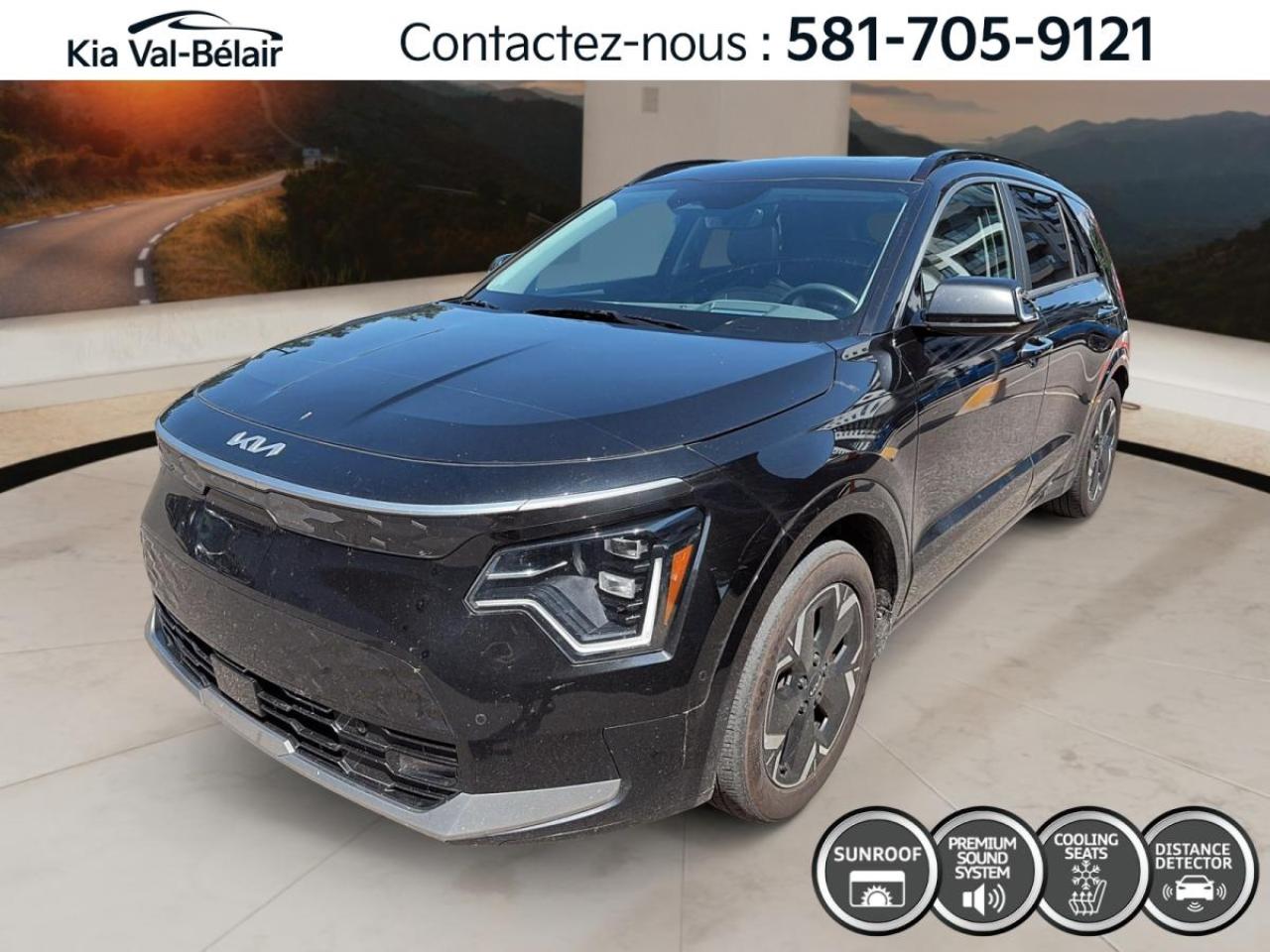 Used 2023 Kia NIRO EV LIMITED *EV *CUIR *TOIT *CAMERA *CARPLAY *BI-ZONE for sale in Québec, QC