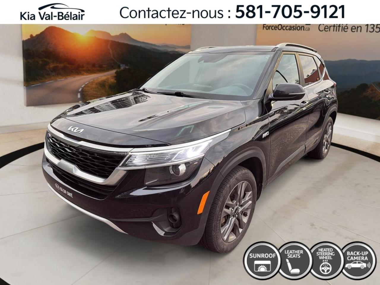 Used 2023 Kia Seltos EX *AWD *TOIT *CUIR *CAMERA *CARPLAY *SIEGES CHAUFF for sale in Québec, QC